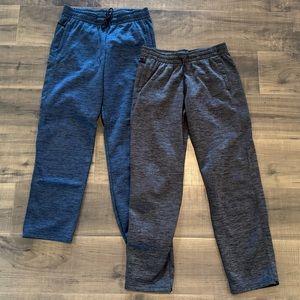 (2) Boys Under Armour ColdGear Loose Fit Sweats, Size XL